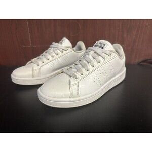 Adidas Womens Cloudfoam Advantage AW4323 White Casual Shoes Sneakers Size 7